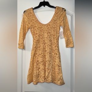 Free People Apricot Dress SizeSmall